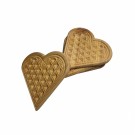 Glassbrikke Furu / Bøk Vaffel thumbnail