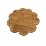 Vaffelkake Bøk Gryteunderlag